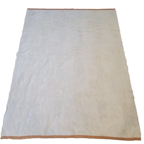 Vintage Beacon Patchwork Floral 8 Point Star Faux Quilt Thermal Blanket‎ 87x71 - Picture 7 of 9